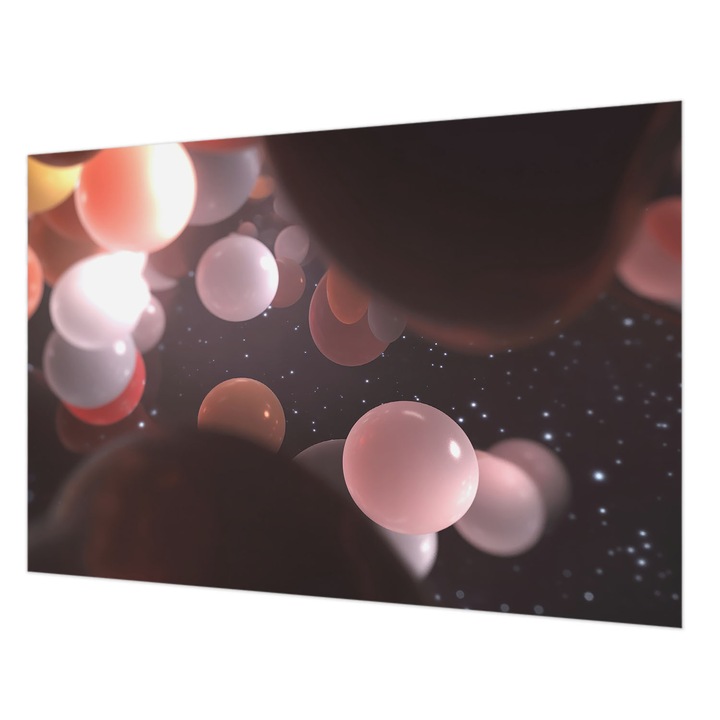 Dekor Tapéta, Wallfluent, Űrlabdák, Fekete, 152 x 104 cm, Nem Szőtt, Fali Dekoráció, 010100060030000285193