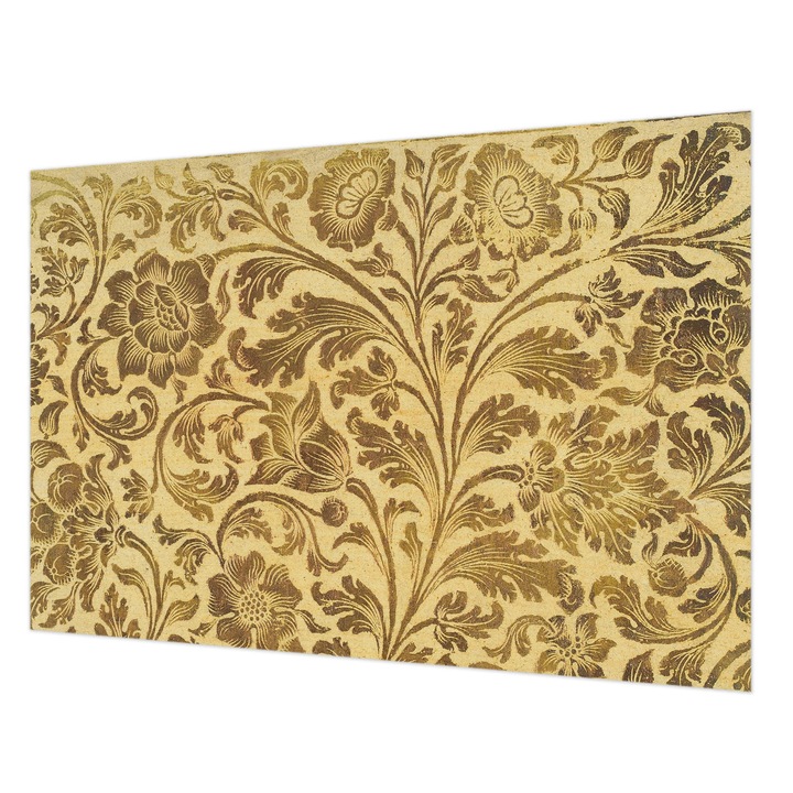 Dekor Tapéta, Wallfluent, Virágminta, Sárga, 152 x 104 cm, Vlies, Könnyen Felszerelhető, 010100060030000285200