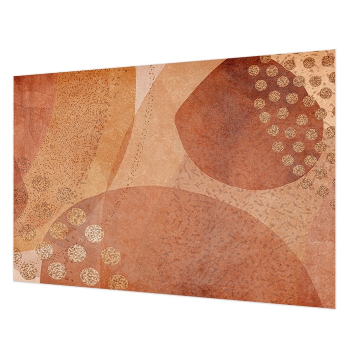 Tapéta Vlies Fali Dekoráció, Wallfluent, Földes kompozíciók, Barna, 152 x 104 cm, Nem Szőtt, Modern Tapétatekercs, 010100060030000284914