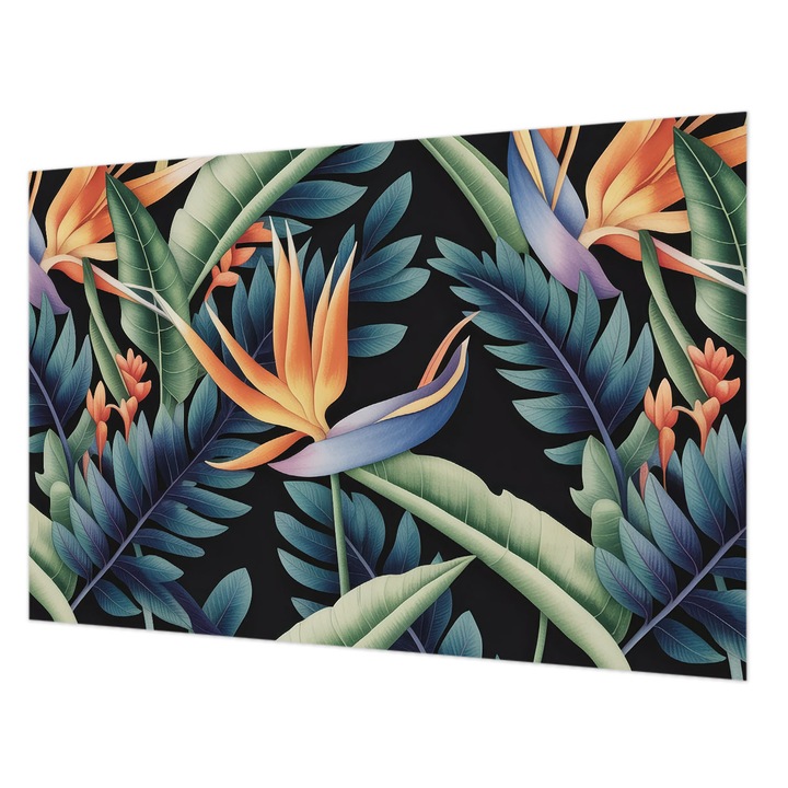 Tapéta Falra, Wallfluent, Paradicsomi téma, Zöld, 104 x 70 cm, Nem Szőtt, Előszobába, Hálószobába, 010100060020000284869