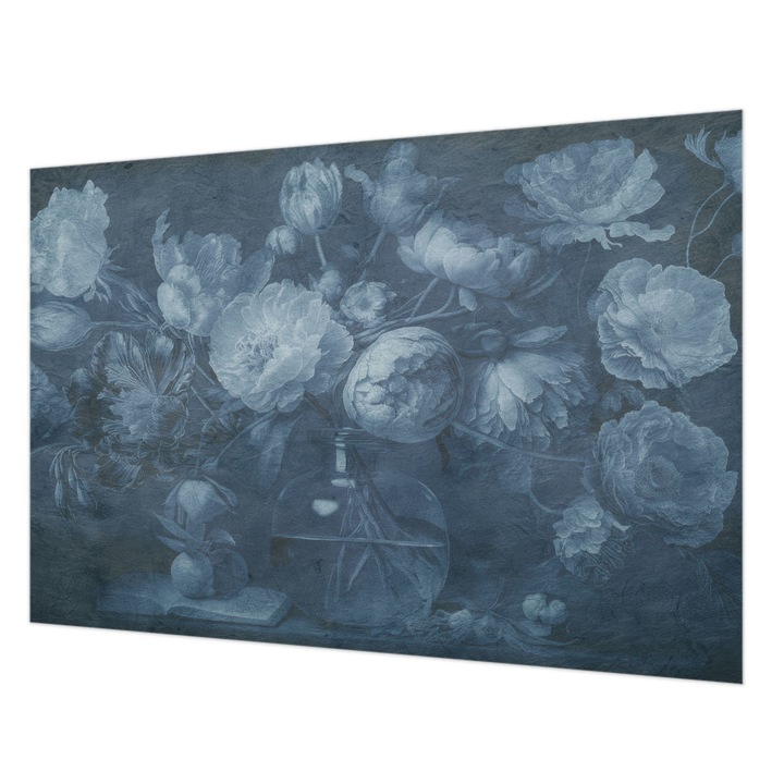 Fotótapéta Falra, Wallfluent, Virágkötészet, Kék, 152 x 104 cm, Nem Szőtt, Előszobába, Hálószobába, 010100060030000285331