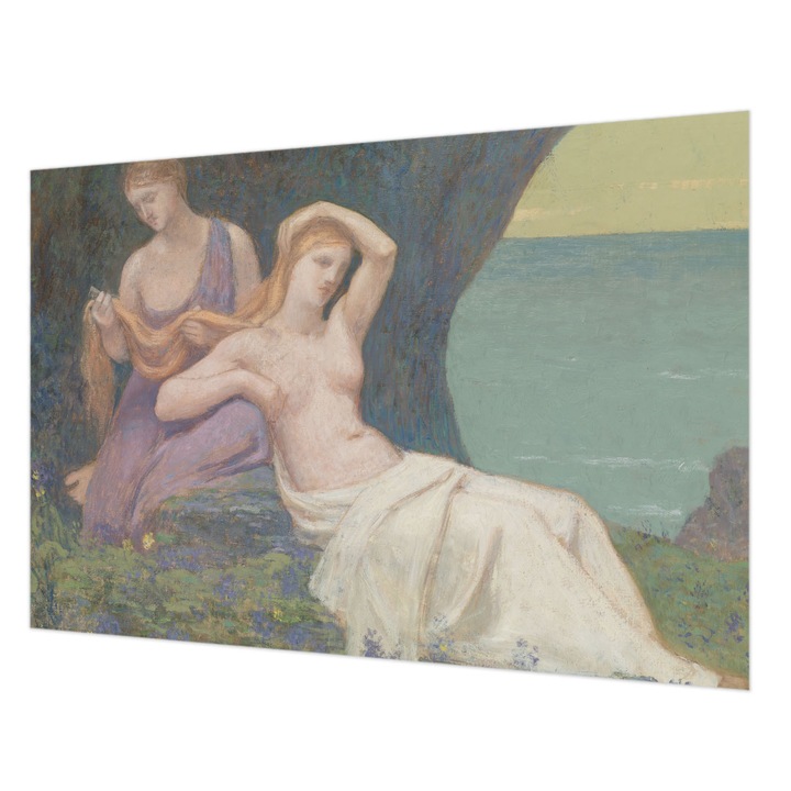 Dekor Tapéta, Wallfluent, Tengerparti jelenet, Rózsaszín, 152 x 104 cm, Vlies, Öko, 010100060030000285361