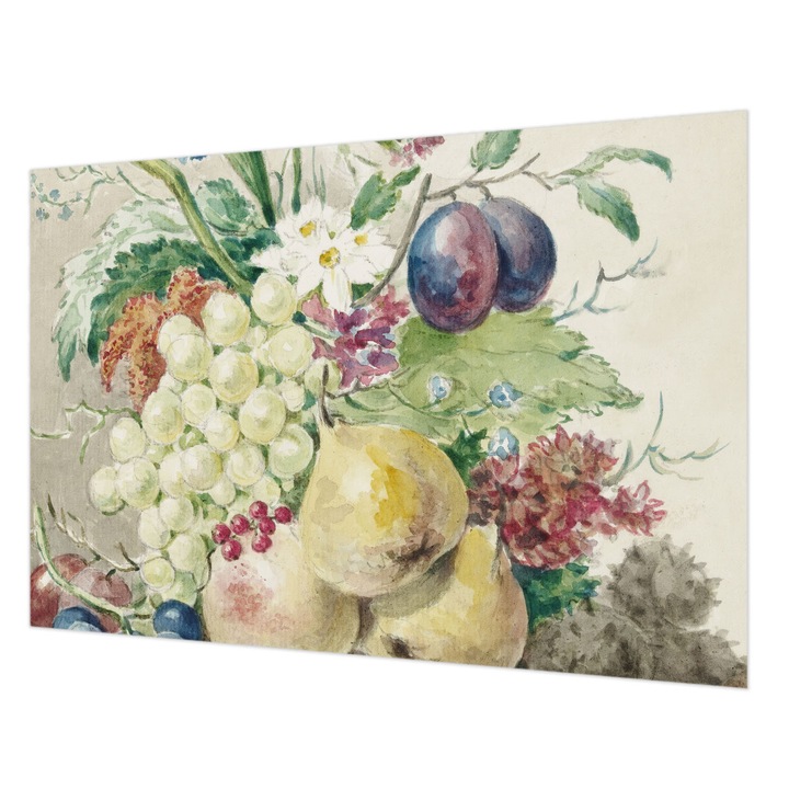 Fotótapéta Falra, Wallfluent, Virágok és gyümölcsök, Sárga, 152 x 104 cm, Vlies, Modern Tapétatekercs, 010100060030000285424