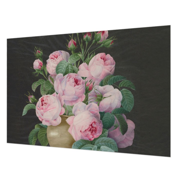 Fotótapéta Falra, Wallfluent, Virágos elegancia, Fekete és fehér, 152 x 104 cm, Vlies, Öko, 010100060030000285517