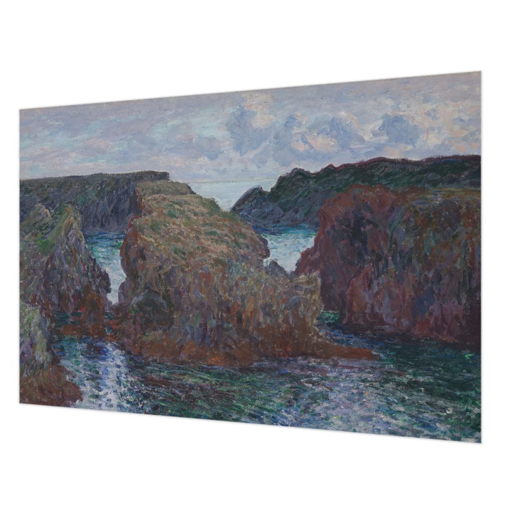 Fotótapéta Falra, Wallfluent, Sziklás part, Kék, 152 x 104 cm, Nem Szőtt, Modern Belsőépítészeti Dekoráció, 010100060030000285530