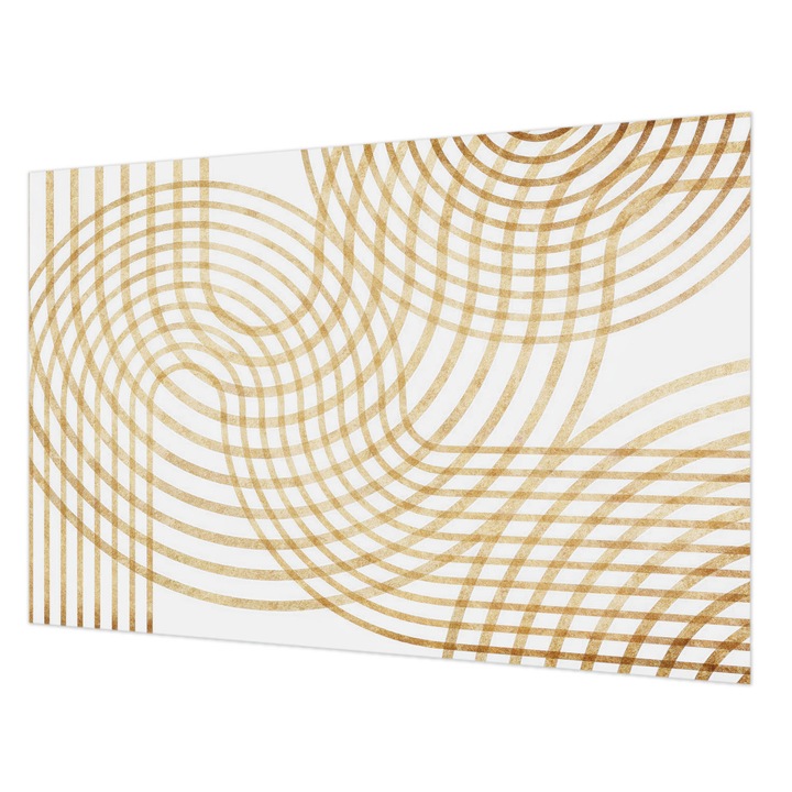 Tapéta Falra, Wallfluent, Geometrikus szövések, Fehér, 104 x 70 cm, Nem Szőtt, Modern Dizájn, 010100060020000284991