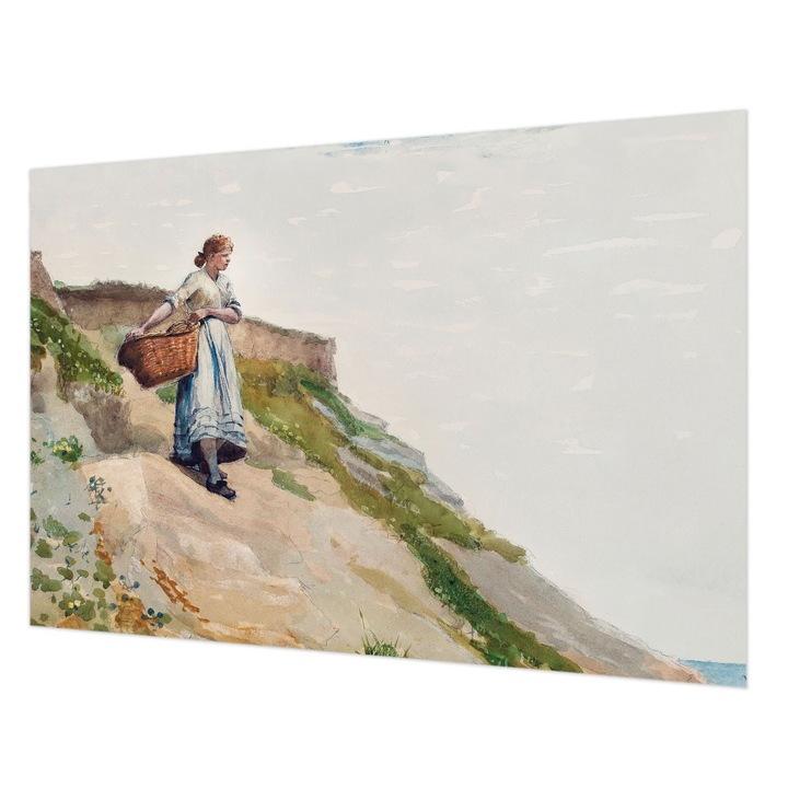 Dekor Tapéta, Wallfluent, Női tájkép, Fehér, 152 x 104 cm, Nem Szőtt, Modern Tapétatekercs, 010100060030000285587