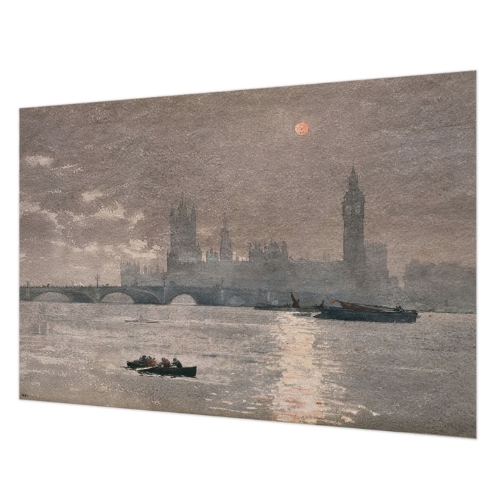 Fotótapéta Falra, Wallfluent, Éjszakai panoráma, Szürke, 152 x 104 cm, Nem Szőtt, Öko, 010100060030000285638