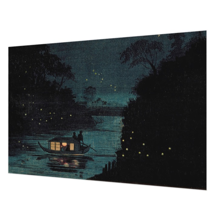 Tapéta Vlies Fali Dekoráció, Wallfluent, Esti fények, Tengerészkék, 152 x 104 cm, Nem Szőtt, Stílusos, 010100060030000285663