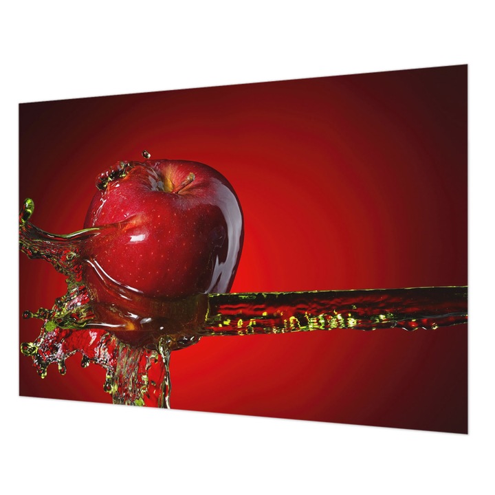 Dekor Tapéta, Wallfluent, Lédús energia, Piros, 208 x 146 cm, Vlies, Fali Dekoráció, 010100060040000000761