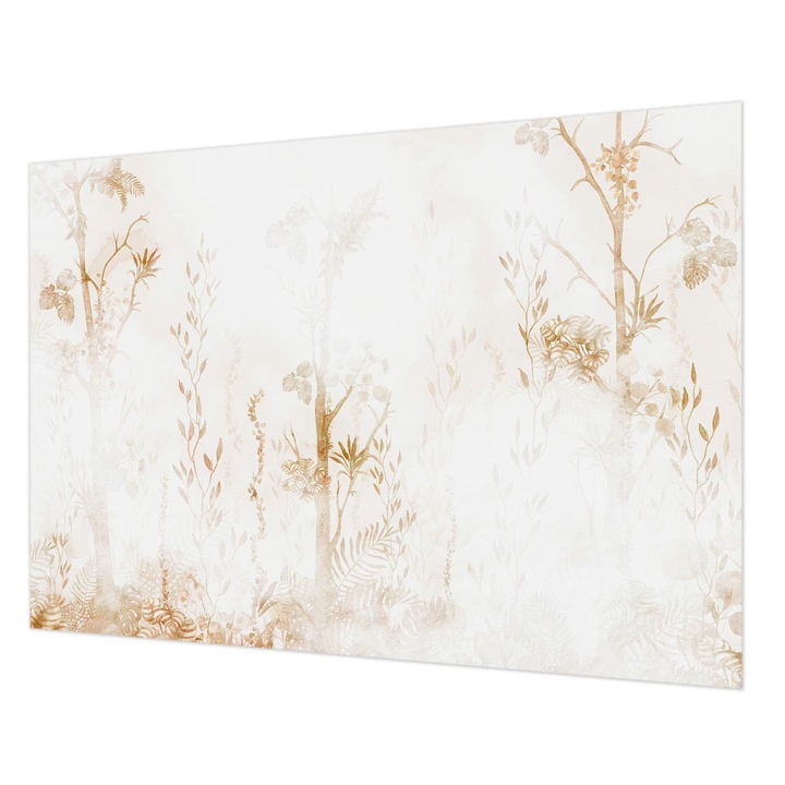 Fali Fotótapéta, Wallfluent, Eleganta botanica, Alb, 312 x 219 cm, Elegant, De Interior, 010100060080000282768