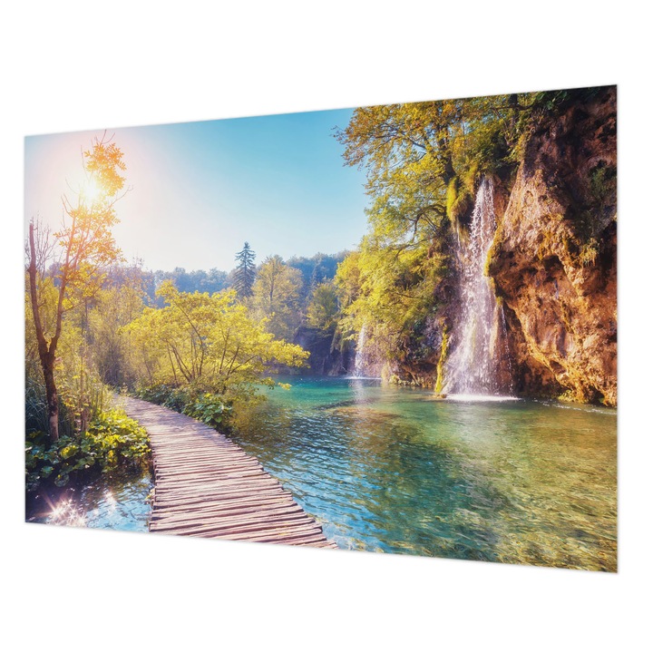 Tapéta Falra, Wallfluent, Természetes táj, Zöld, 208 x 146 cm, Nem Szőtt, Dekoráció, 010100060040000002059