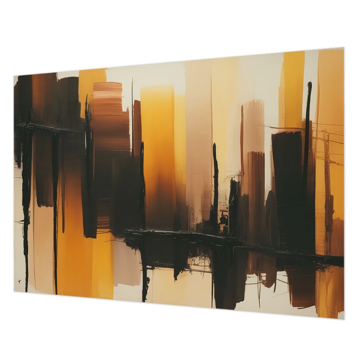 Tapéta Falra, Wallfluent, Függőleges csíkok, Barna, 208 x 146 cm, Vlies, Erős Ragasztó, 010100060040000284857