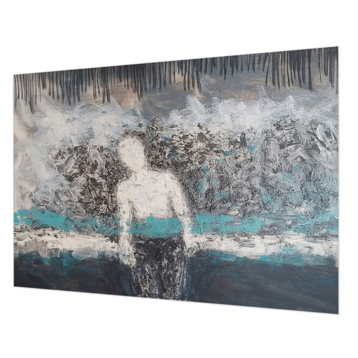 Tapéta Vlies Fali Dekoráció, Wallfluent, Titokzatos világ, Szürke, 208 x 146 cm, Nem Szőtt, Előszobába, Hálószobába, 010100060040000284948