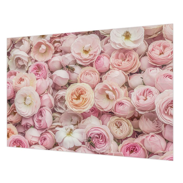 Fotótapéta Falra, Wallfluent, Gyönyörű virágok, Rózsaszín, 208 x 146 cm, Nem Szőtt, Öko, 010100060040000285010