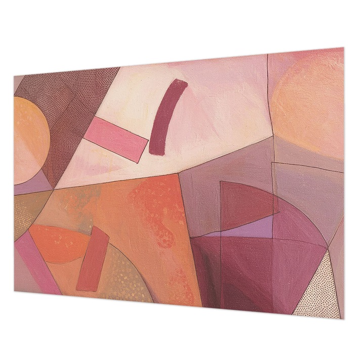 Dekor Tapéta, Wallfluent, Színes formák, Narancssárga, 208 x 146 cm, Nem Szőtt, Stílusos, 010100060040000285064