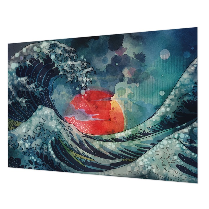 Dekor Tapéta, Wallfluent, Óceáni Kelet, Kék, 208 x 146 cm, Nem Szőtt, Könnyen Felszerelhető, 010100060040000285086