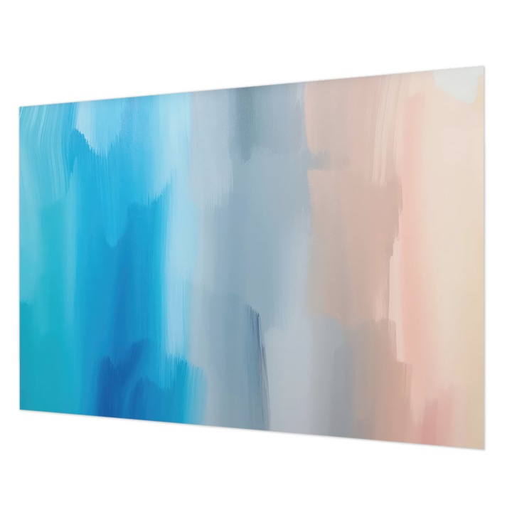 Dekor Tapéta, Wallfluent, Színes absztrakció, Kék, 208 x 146 cm, Nem Szőtt, Modern Dizájn, 010100060040000285076