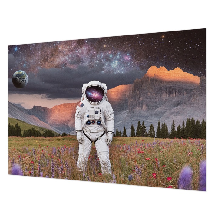 Fotótapéta Falra, Wallfluent, Kozmikus táj, Fekete, 208 x 146 cm, Nem Szőtt, Dekoráció, 010100060040000284739