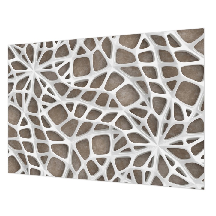 Fotótapéta Falra, Wallfluent, Csipkeháló, Fehér, 208 x 146 cm, Nem Szőtt, Stílusos, 010100060040000285237