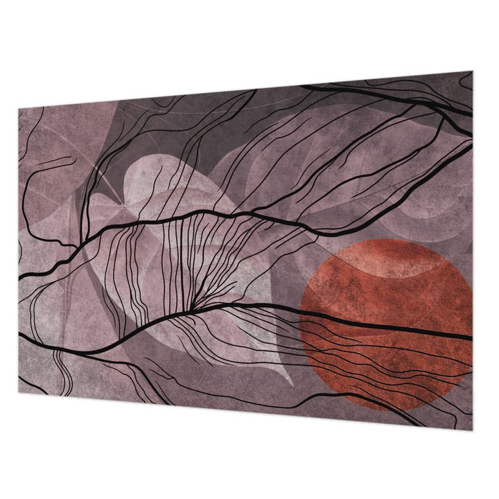 Tapéta Vlies Fali Dekoráció, Wallfluent, Energetikai absztrakció, Szürke, 104 x 70 cm, Nem Szőtt, Öko, 010100060020000284908