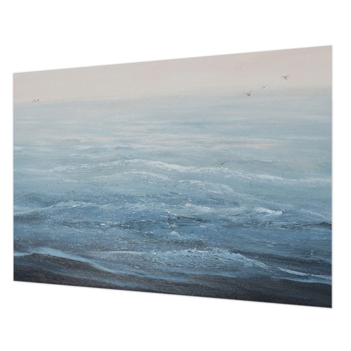 Tapéta Falra, Wallfluent, A tenger nyugodt, Kék, 208 x 146 cm, Nem Szőtt, Modern Belsőépítészeti Dekoráció, 010100060040000285219