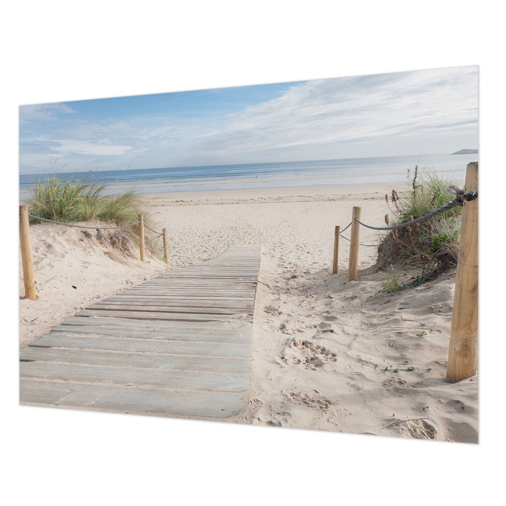 Vlies Fotótapéta De Perete, Wallfluent, Alee din lemn, Alb, 312 x 219 cm, Elegant, Pentru Birou, 010100060080000007551