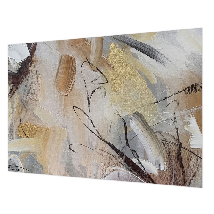 Fotótapéta Falra, Wallfluent, Absztrakt kompozíció, Bézs, 208 x 146 cm, Vlies, Erős Ragasztó, 010100060040000284772