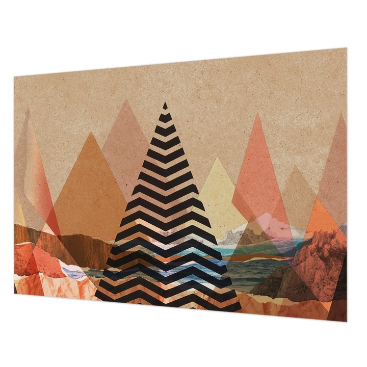 Fotótapéta Falra, Wallfluent, Absztrakt tájkép, Fehér, 208 x 146 cm, Nem Szőtt, Nappaliba, Szobába, 010100060040000285035