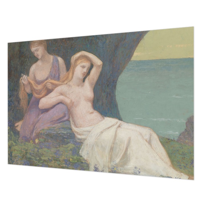 Dekor Tapéta, Wallfluent, Tengerparti jelenet, Rózsaszín, 208 x 146 cm, Vlies, Öko, 010100060040000285361