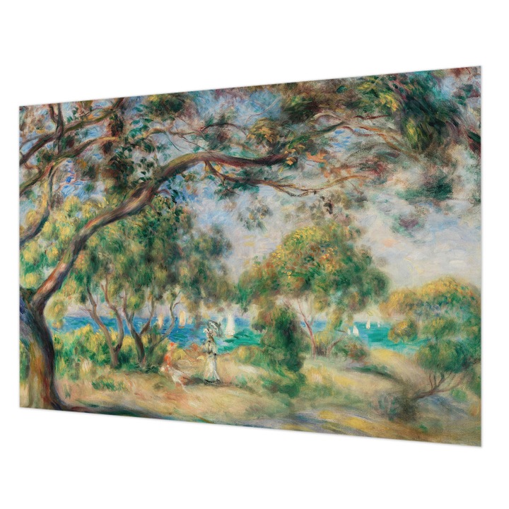 Dekor Tapéta, Wallfluent, Tengerparti táj, Zöld, 208 x 146 cm, Nem Szőtt, Élénk Színek, 010100060040000285363