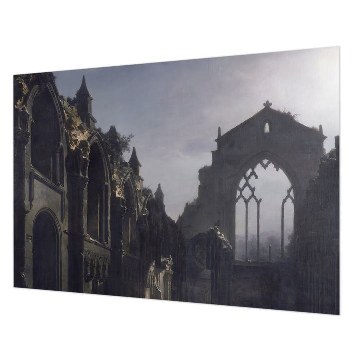 Tapéta Falra, Wallfluent, Gótikus romok, Szürke, 208 x 146 cm, Nem Szőtt, Fali Dekoráció, 010100060040000285406