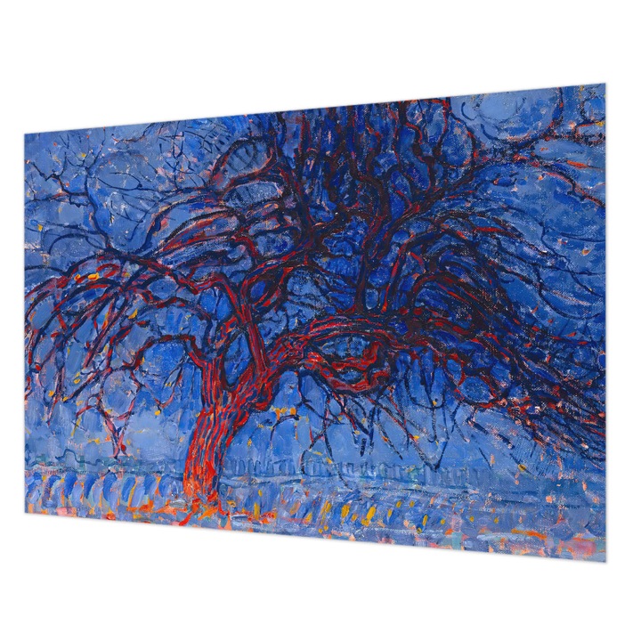 Tapéta Vlies Fali Dekoráció, Wallfluent, Lángfa, Kék, 208 x 146 cm, Nem Szőtt, Élénk Színek, 010100060040000285440