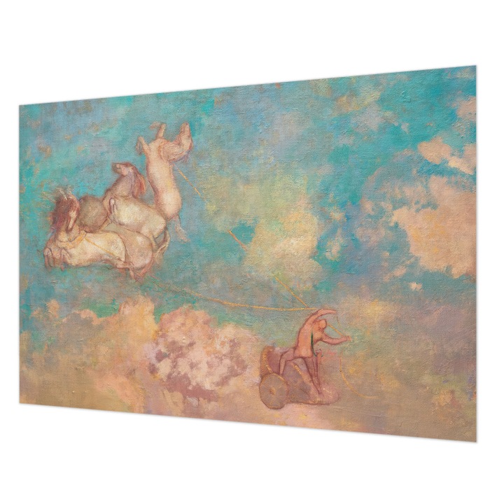 Tapéta Vlies Fali Dekoráció, Wallfluent, Mennyei Pegasi, Kék, 312 x 219 cm, Nem Szőtt, Nappaliba, Szobába, 010100060080000010632