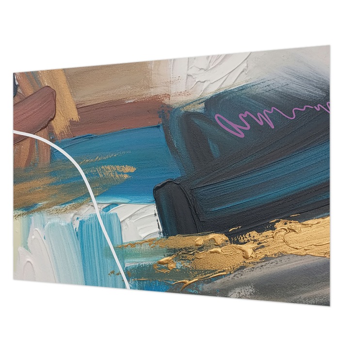 Dekor Tapéta, Wallfluent, Absztrakt minta, Barna, 208 x 146 cm, Nem Szőtt, Fali Dekoráció, 010100060040000284823