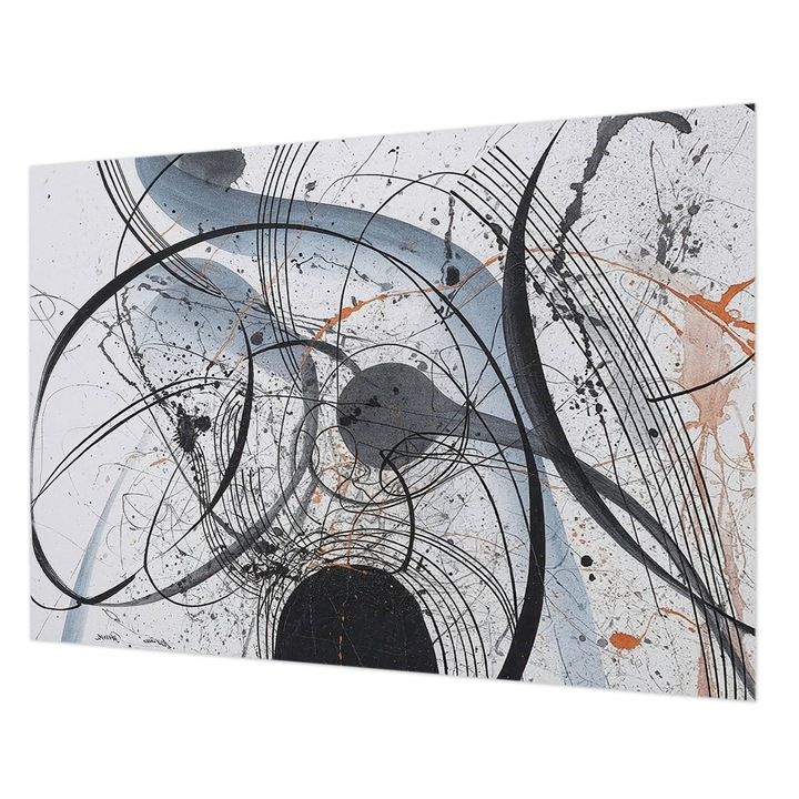 Fotótapéta Falra, Wallfluent, Kifejező absztrakció, Fehér, 208 x 146 cm, Nem Szőtt, Klasszikus, 010100060040000285028