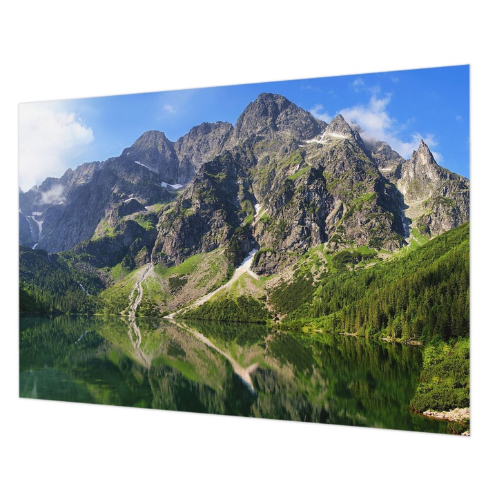 Tapéta Falra, Wallfluent, Festői hegyek, Kék, 208 x 146 cm, Vlies, Fali Dekoráció, 010100060040000001811