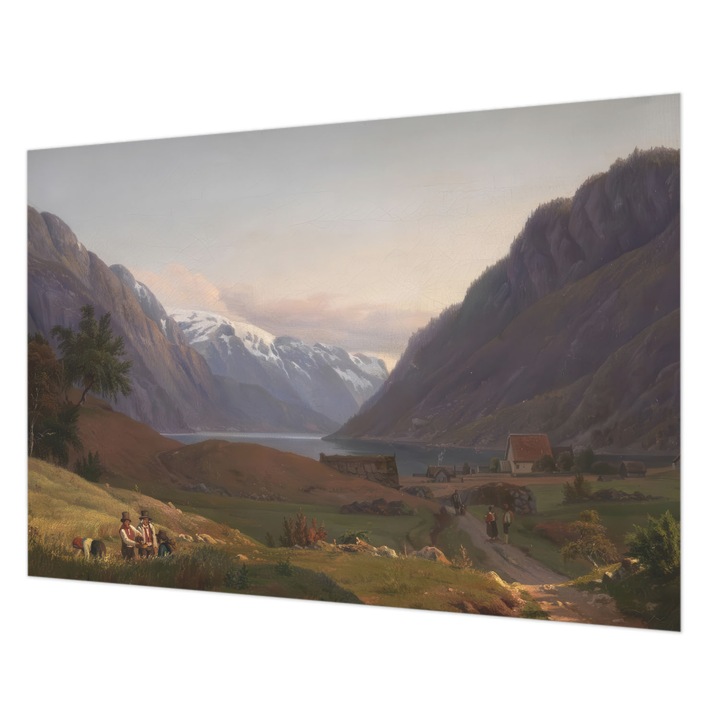 Fotótapéta Falra, Wallfluent, Hegyi panoráma, Fehér, 208 x 146 cm, Vlies, Erős Ragasztó, 010100060040000285534