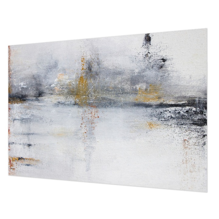 Tapéta Falra, Wallfluent, Harmonikus absztrakció, Fehér, 208 x 146 cm, Nem Szőtt, Előszobába, Hálószobába, 010100060040000017088