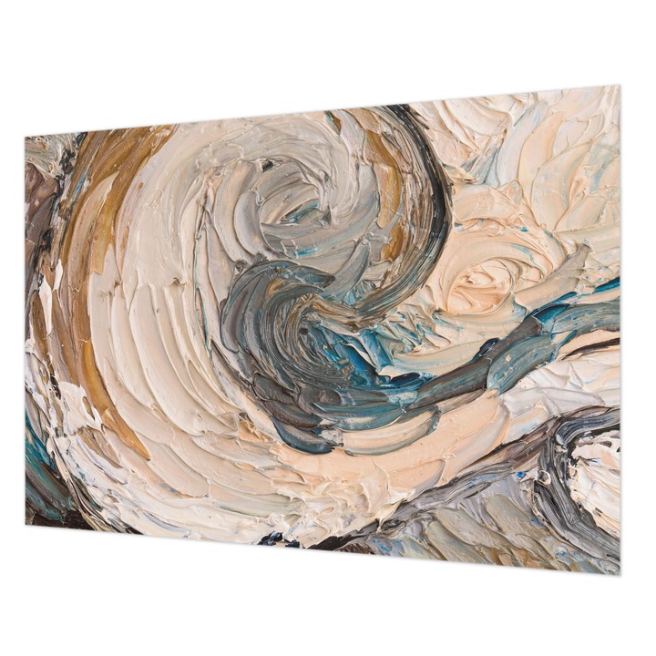 Fotótapéta Falra, Wallfluent, Színes örvények, Szürke, 208 x 146 cm, Vlies, Élénk Színek, 010100060040000017431