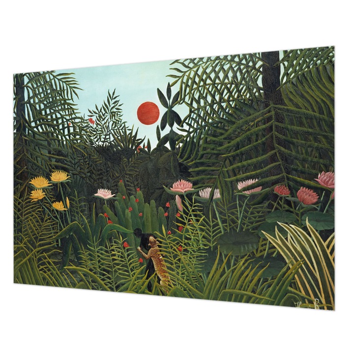 Tapéta Falra, Wallfluent, Egzotikus táj, Zöld, 208 x 146 cm, Vlies, Könnyen Felszerelhető, 010100060040000282724