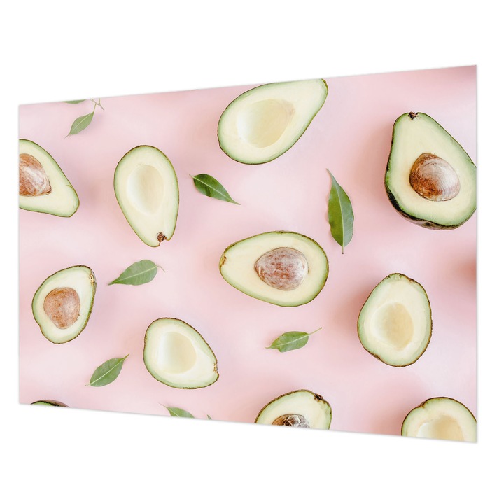 Fotótapéta Falra, Wallfluent, Avokádó összetétele, Rózsaszín, 208 x 146 cm, Nem Szőtt, Élénk Színek, 010100060040000077310