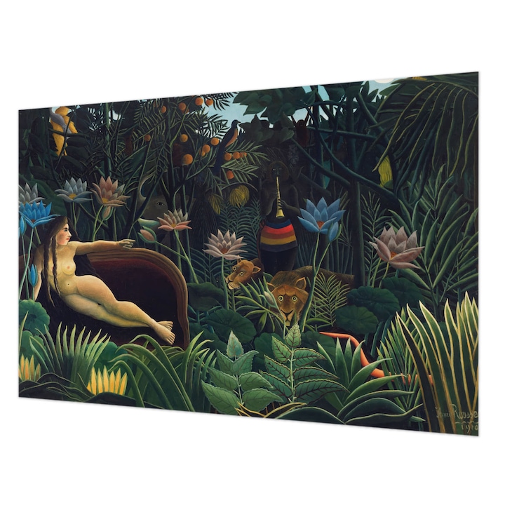 Fotótapéta Falra, Wallfluent, Egzotikus dzsungel, Zöld, 104 x 70 cm, Vlies, Modern Dizájn, 010100060020000285645