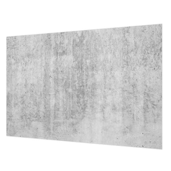 Tapéta Vlies Fali Dekoráció, Wallfluent, Betonfal, Szürke, 152 x 104 cm, Nem Szőtt, Előszobába, Hálószobába, 010100060030000030572