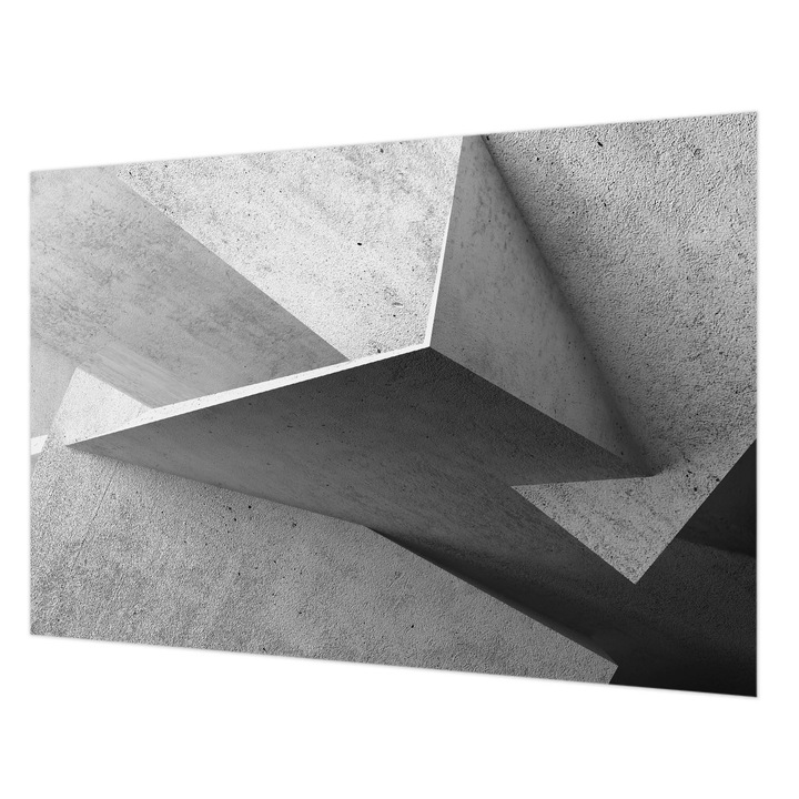 Fotótapéta Falra, Wallfluent, Geometriai struktúrák, Szürke, 152 x 104 cm, Nem Szőtt, Nappaliba, Szobába, 010100060030000088571