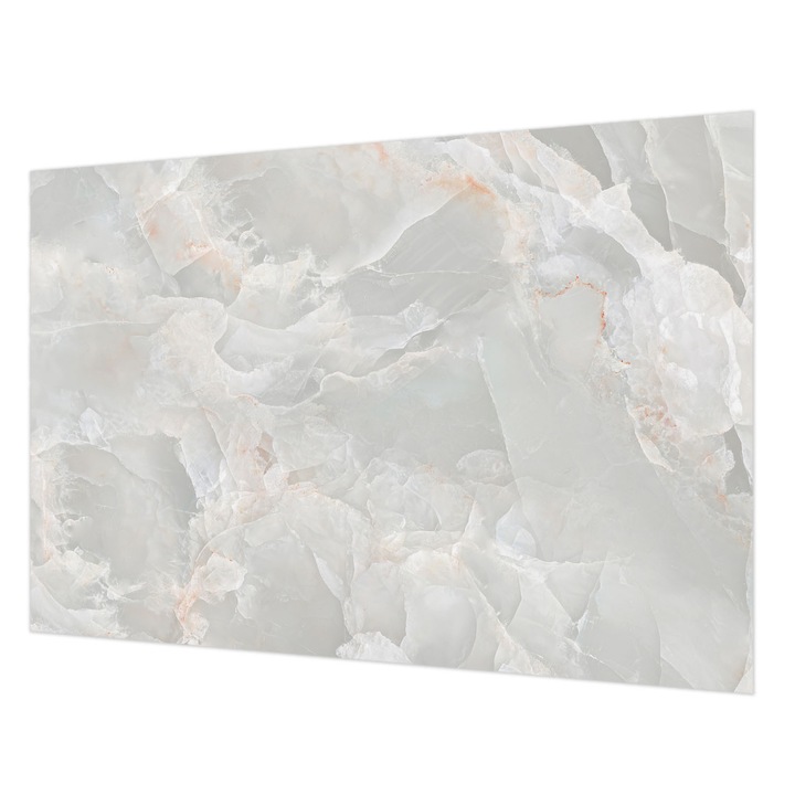 Dekor Tapéta, Wallfluent, Márvány textúra, Fehér, 152 x 104 cm, Nem Szőtt, Dekoráció, 010100060030000282609