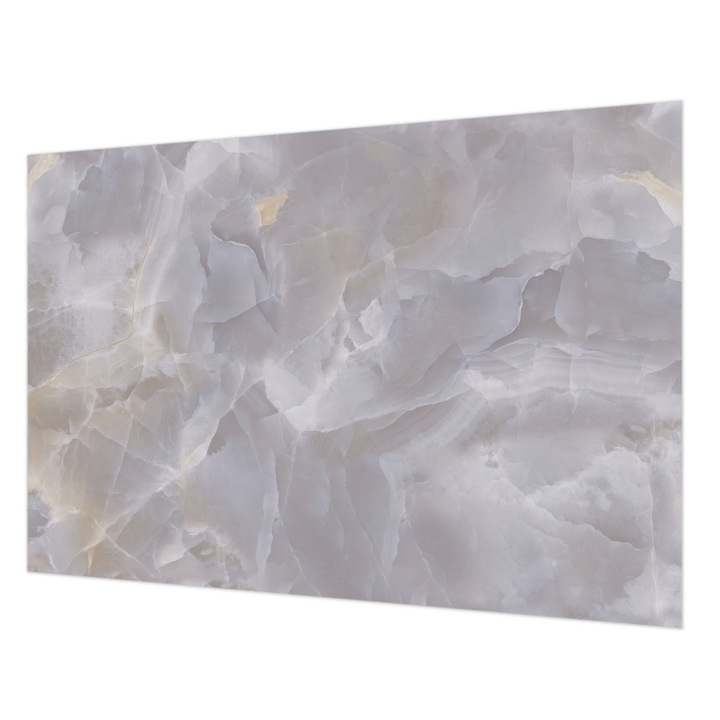 Dekor Tapéta, Wallfluent, Márvány hullámok, Fehér, 152 x 104 cm, Vlies, Dekoráció, 010100060030000282607