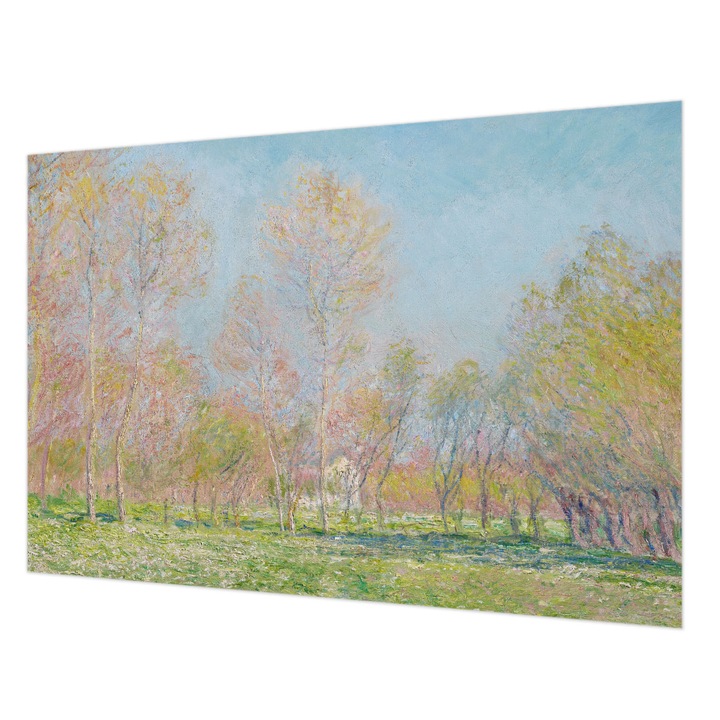 Tapéta Vlies Fali Dekoráció, Wallfluent, Tavaszi park, Kék, 152 x 104 cm, Nem Szőtt, Öko, 010100060030000285439