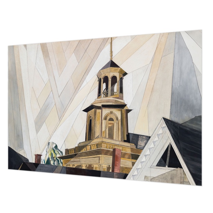 Dekor Tapéta, Wallfluent, Építészeti torony, Fehér, 152 x 104 cm, Vlies, Könnyen Felszerelhető, 010100060030000285589