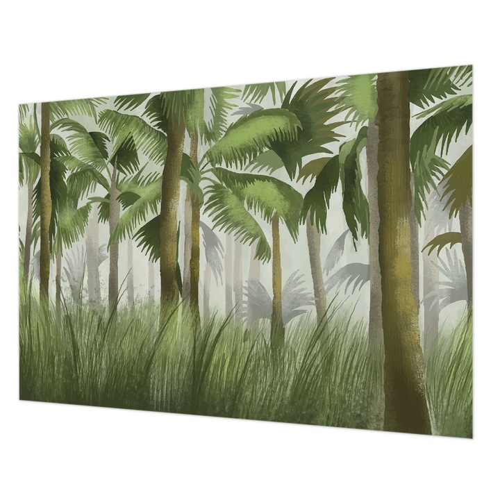 Fotótapéta De Perete, Wallfluent, Padurea tropicala, Verde, 312 x 219 cm, Decorativ, De Interior, 010100060080000282770